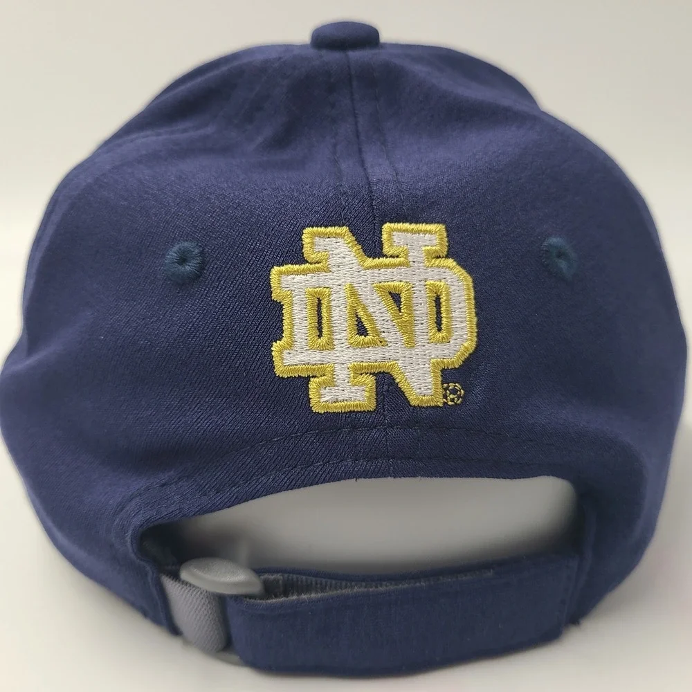 Youth Notre Dame Fighting Irish Hat Adjustable Under Armour‎ Blue Gold NCAA Boys